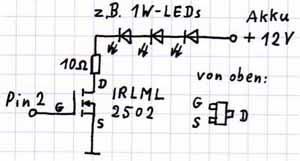 PowerFET-Stufe